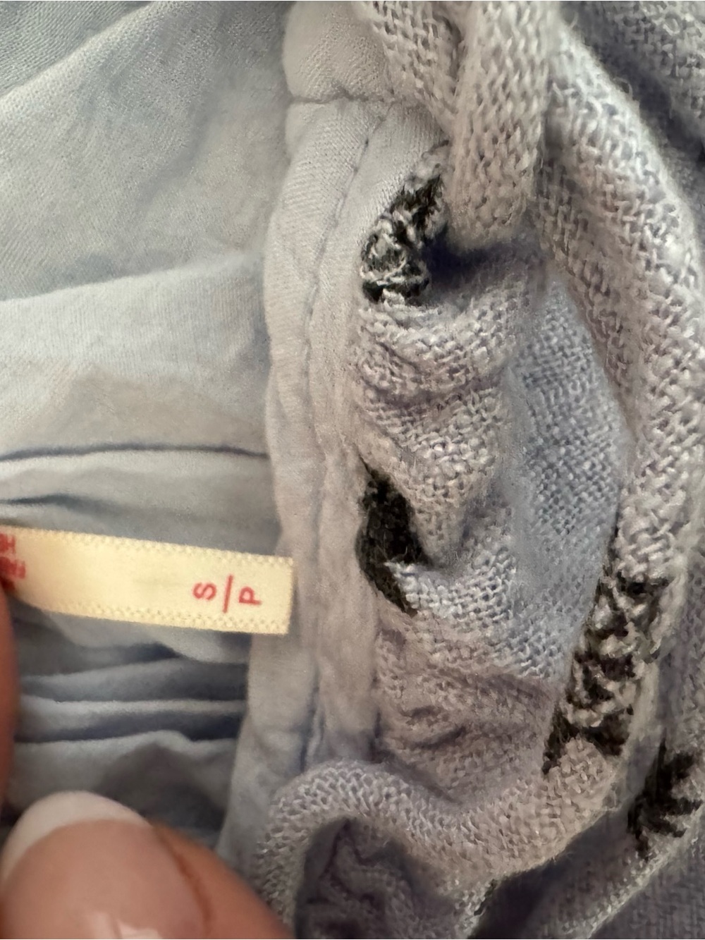Free People This Love Cotton Light Blue Star Print - Picture 6 of 8